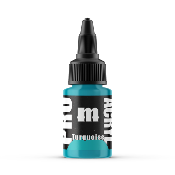 Monument Hobbies 54 Pro Acryl: Turquoise Acrylic Paint 22ml Bottle