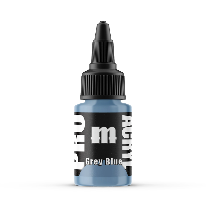 Monument Hobbies 55 Pro Acryl: Grey Blue Acrylic Paint 22ml Bottle
