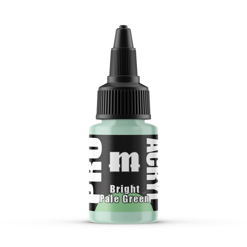 Monument Hobbies 58 Pro Acryl: Bright Pale Green Acrylic Paint 22ml Bottle