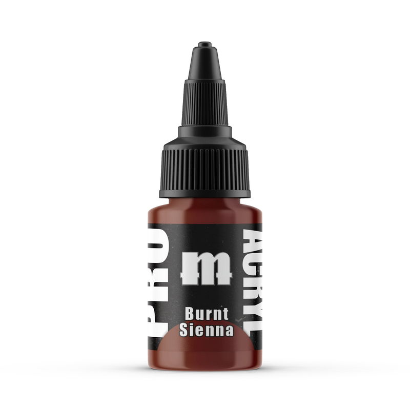 Monument Hobbies 59 Pro Acryl: Burnt Sienna Acrylic Paint 22ml Bottle