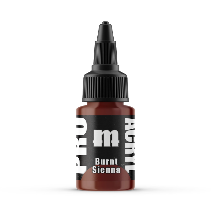 Monument Hobbies 59 Pro Acryl: Burnt Sienna Acrylic Paint 22ml Bottle