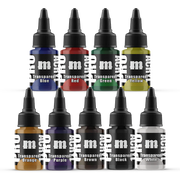 Monument Hobbies 6523 Pro Acryl: SET#2 Expansion Transparents Acrylic Paint Set (9 Colors) 22ml Bottles