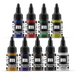 Monument Hobbies 6523 Pro Acryl: SET#2 Expansion Transparents Acrylic Paint Set (9 Colors) 22ml Bottles