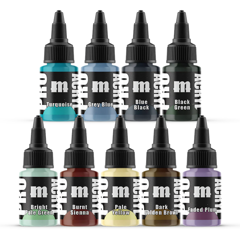 Monument Hobbies 6799 Pro Acryl: SET#3 Expansion Acrylic Paint Set (9 Colors) 22ml Bottles