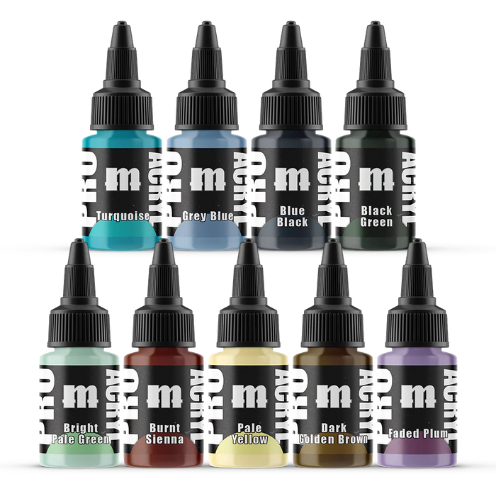 Monument Hobbies 6799 Pro Acryl: SET#3 Expansion Acrylic Paint Set (9 Colors) 22ml Bottles