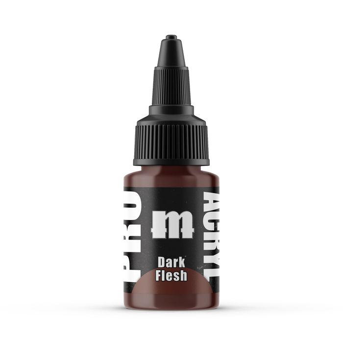 Monument Hobbies 68 Pro Acryl: Dark Flesh Acrylic Paint 22ml Bottle
