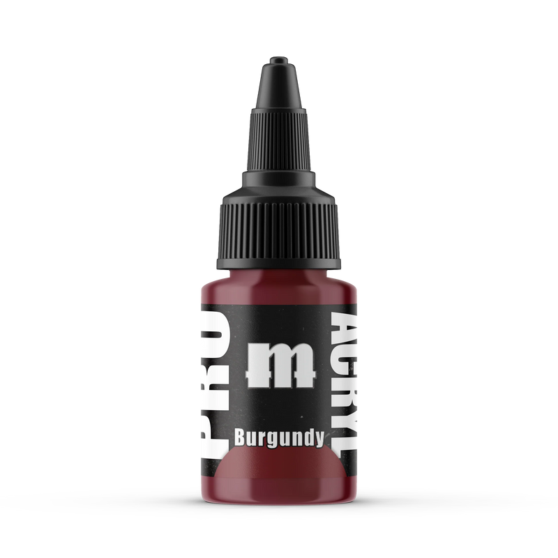 Monument Hobbies 69 Pro Acryl: Burgundy Acrylic Paint 22ml Bottle