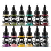 Monument Hobbies 6904 Pro Acryl: SET#4 Expansion Acrylic Paint Set (12 Colors) 22ml Bottles
