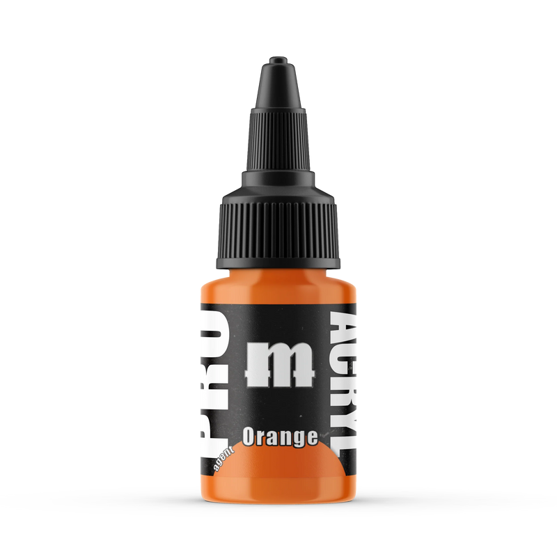 Monument Hobbies 7 Pro Acryl: Orange Acrylic Paint 22ml Bottle