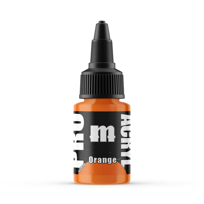 Monument Hobbies 7 Pro Acryl: Orange Acrylic Paint 22ml Bottle