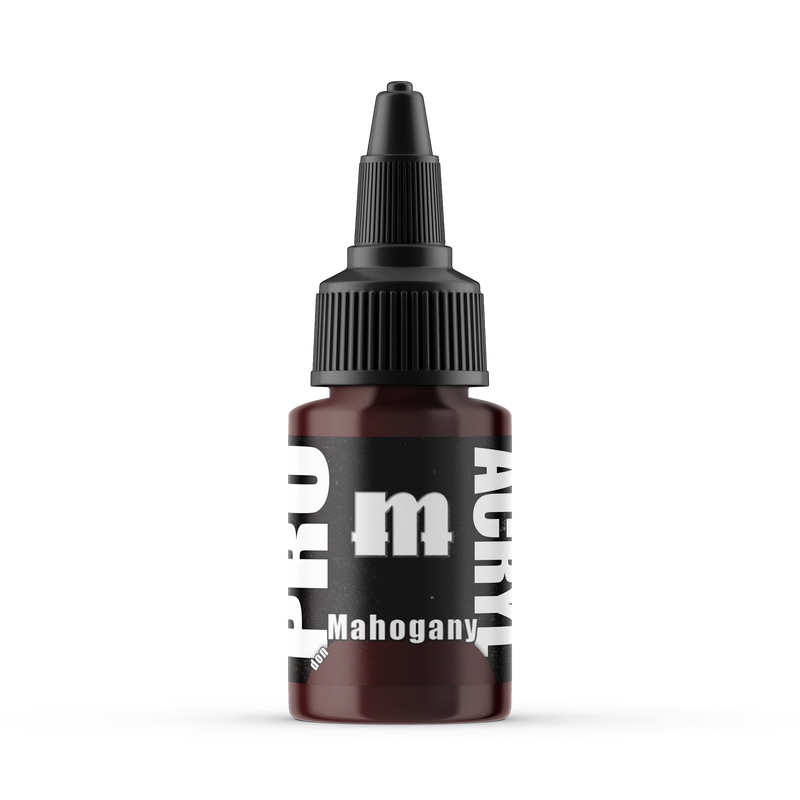 Monument Hobbies 9 Pro Acryl: Mahogany Acrylic Paint 22ml Bottle