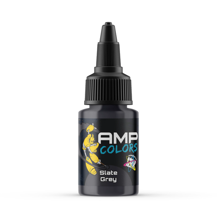 Monument Hobbies AMP13 Pro Acryl AMP Colors: Slate Grey Acrylic Paint 22ml Bottle
