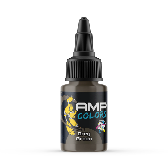 Monument Hobbies AMP22 Pro Acryl AMP Colors: Grey Green Acrylic Paint 22ml Bottle