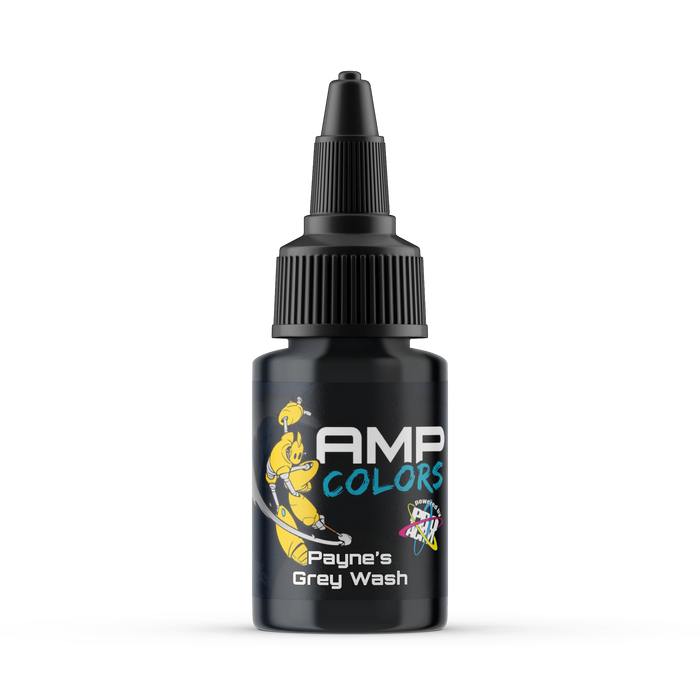 Monument Hobbies AMP24 Pro Acryl AMP Colors: Payne's Grey Wash Acrylic Paint 22ml Bottle
