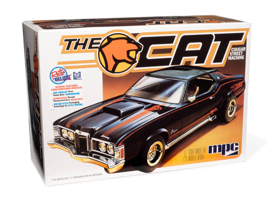 MPC 1004 1/25 1973 Mercury Cougar The Cat Level 2 Model Kit