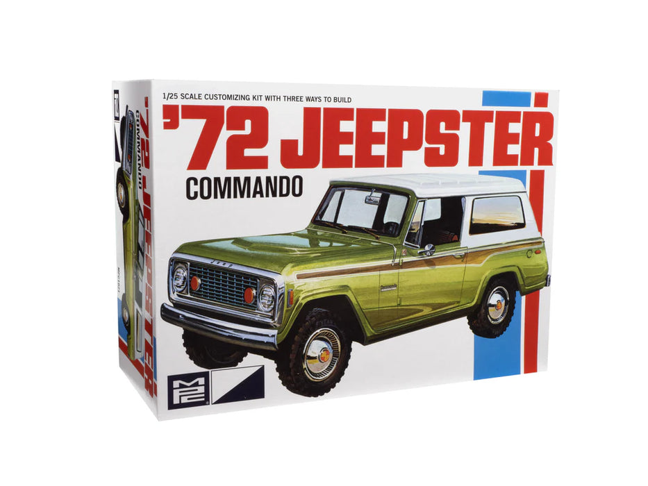 MPC 1021 1/25 1972 Jeepster Commando Level 2 Model Kit