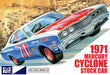 MPC 1023 1/25 1971 Mercury Cyclone Stock Car Skill 2 Model Kit