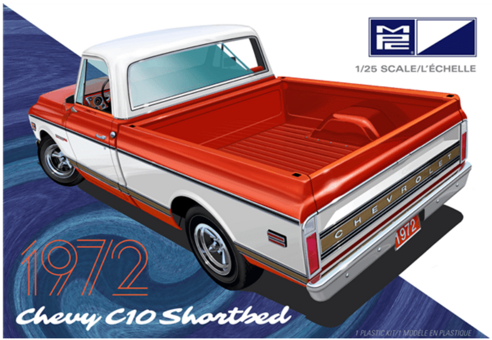 MPC 1042 1/25 1972 Chevy C-10 Pickup Shortbed Snap-it Skill Level 2 Model Kit