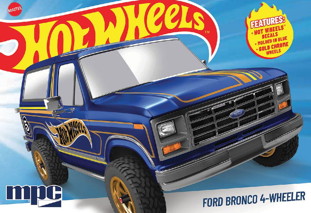 MPC 1045 1/25 1982 Ford Bronco 4-Wheeler (Hot Wheels) Skill Level 2 Model Kit