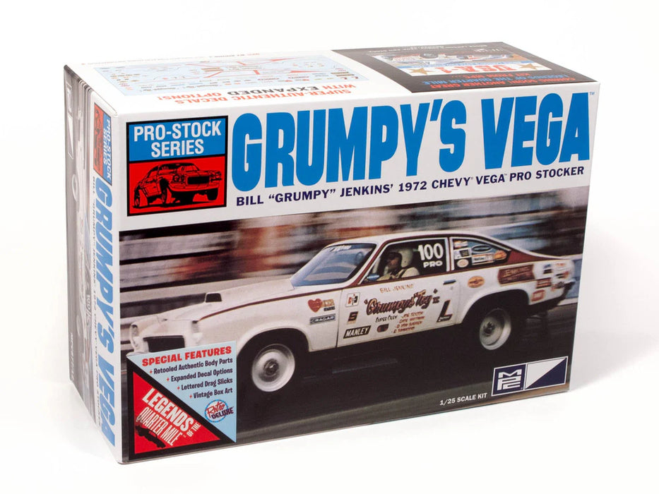 MPC 877 1/25 1972 Grumpy's Chevy Vega Pro Stock Skill Level 2 Model Kit