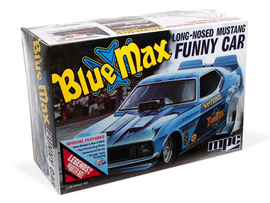 MPC 930 1/25 Blue Max Long Nose Mustang Funny Car Level 2 Model Kit