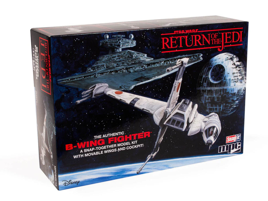 MPC 949 1/144 Star Wars Return of the Jedi B-Wing Fighter (Snap) Level 2 Model Kit