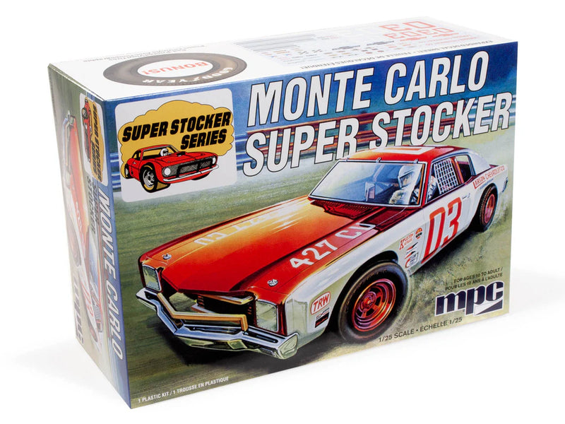 MPC 962 1/25 1971 Chevy Monte Carlo Super Stocker Skill Level 2 Model Kit