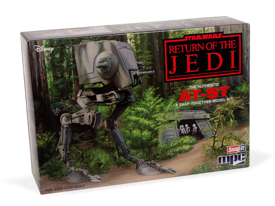MPC 966 1/100 Star Wars Return of the Jedi AT-ST Walker Skill Level 1 Model Kit