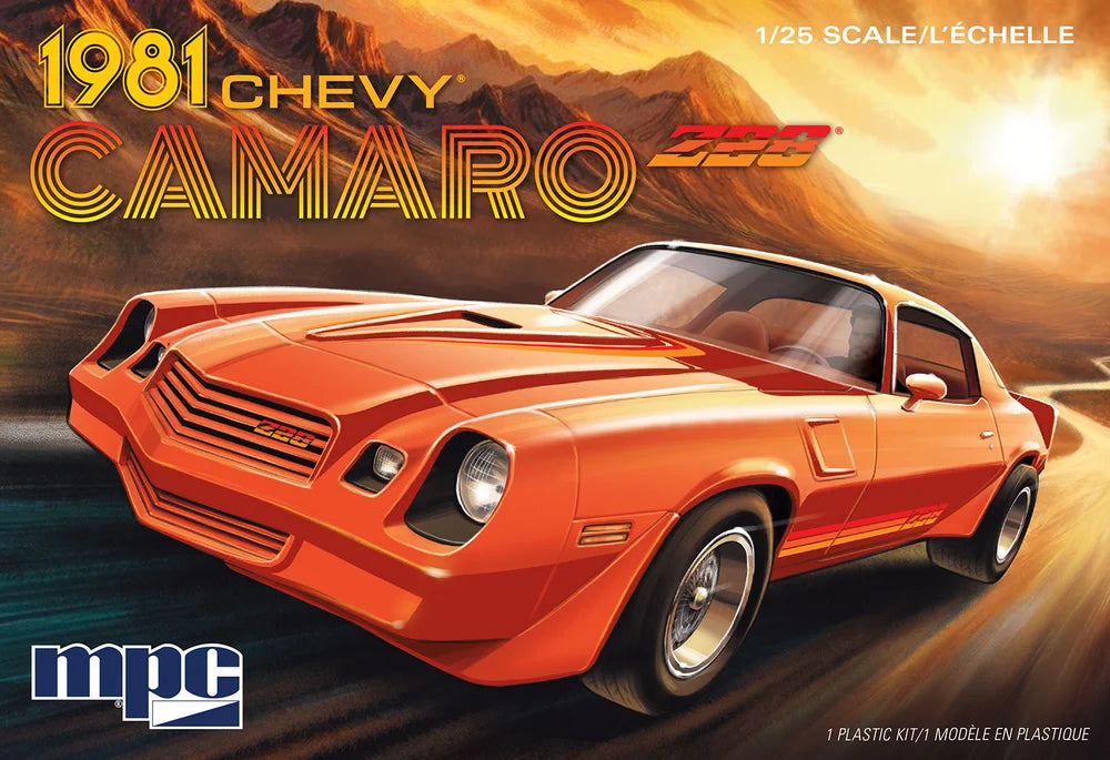 MPC 981 1/25 1981 Chevy Camaro Z28 Skill Level 2 Model Kit