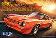 MPC 981 1/25 1981 Chevy Camaro Z28 Skill Level 2 Model Kit