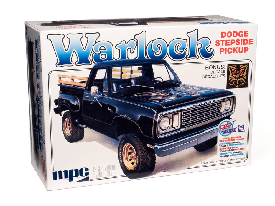 MPC 983 1/25 1977 Dodge Warlock Pickup Skill Level 2 Model Kit
