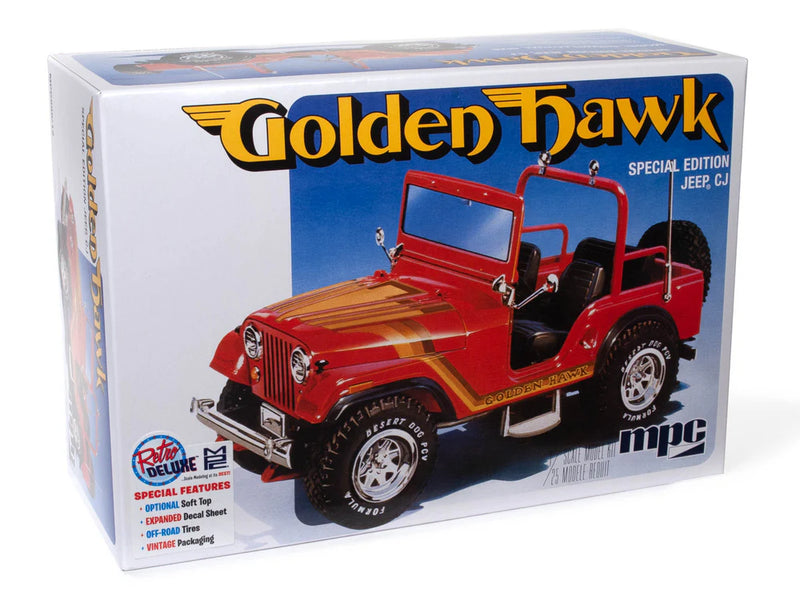 MPC 986 1/25 1981 Jeep CJ5 Golden Hawk Skill Level 2 Model Kit