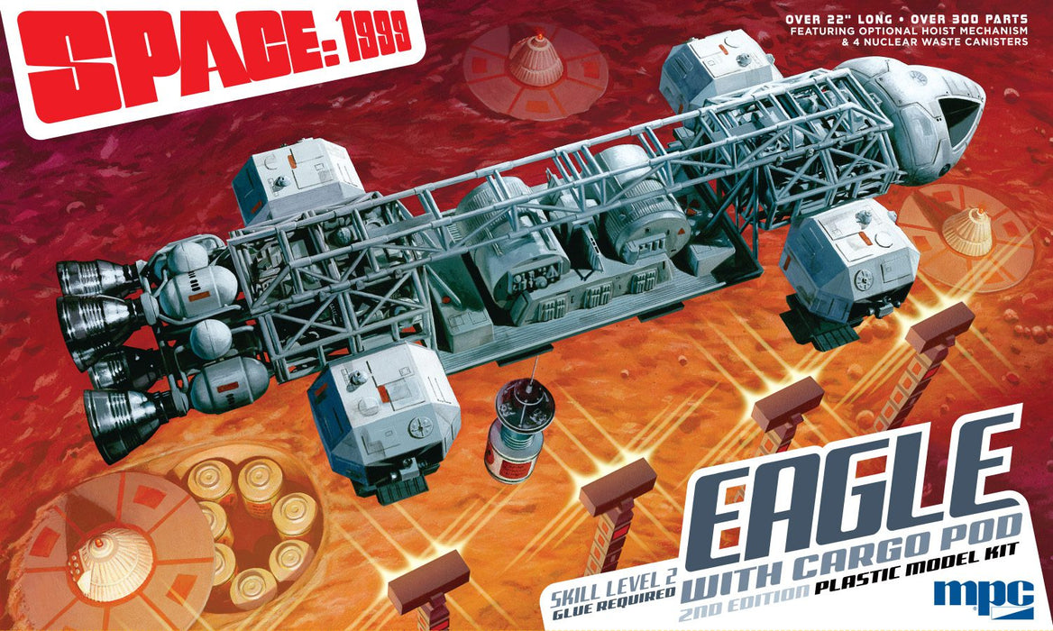 MPC Plastic Model Kits 990 1/48 Space:1999 22 Eagle with Cargo Pod Model Kit