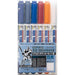 Mr. Hobby GMS112 Gundam Marker Real Touch #1 Set of 6