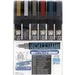 Mr. Hobby GMS126 Bandai Gundam Marker Ultra Fine Set #2 (Set of 6)