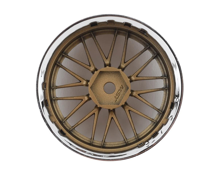 MST 832101GD S-GD LM Changeable Offset Wheelset 4 Pack - Gold