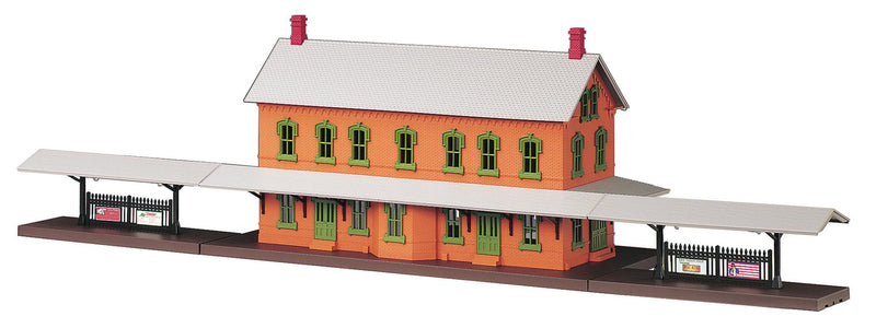 MTH 30-9005 O Gauge Passenger Station with Dual Platform - NOS