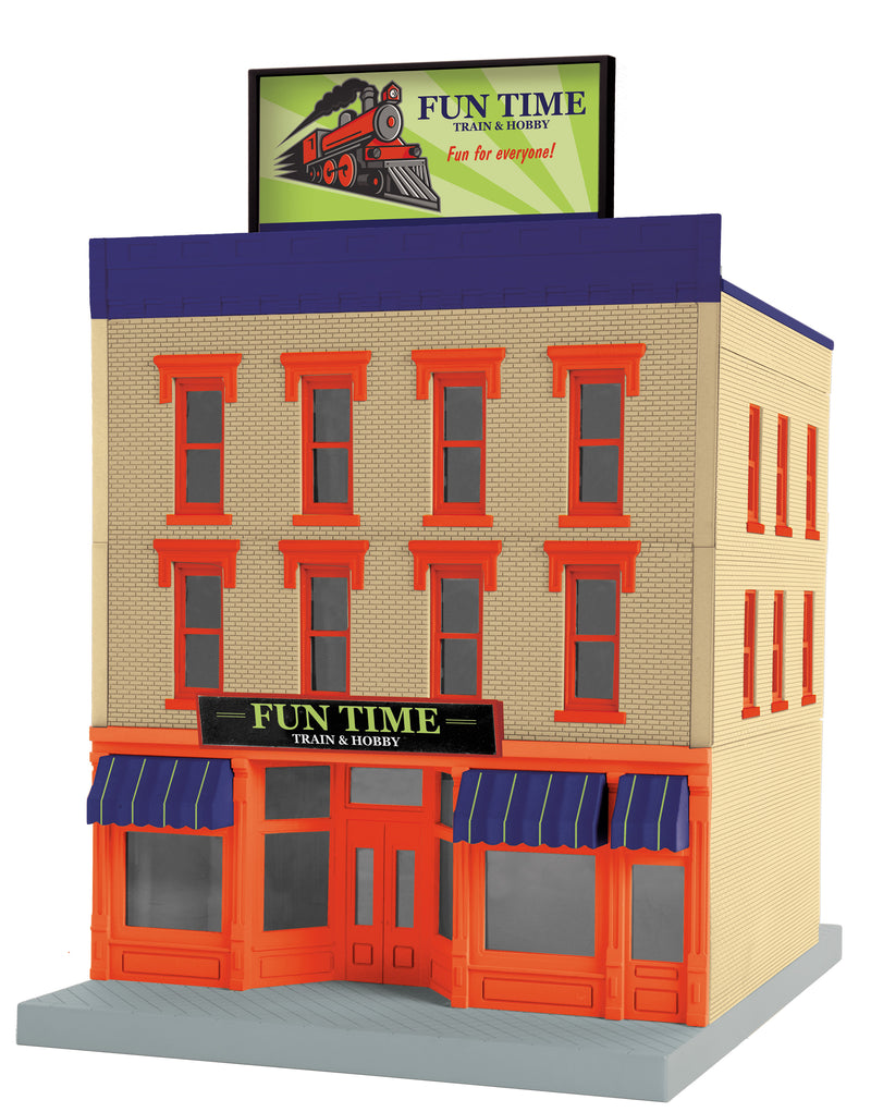 MTH 30-90659 O Gauge 3 Story City Building Fun Time Train & Hobby