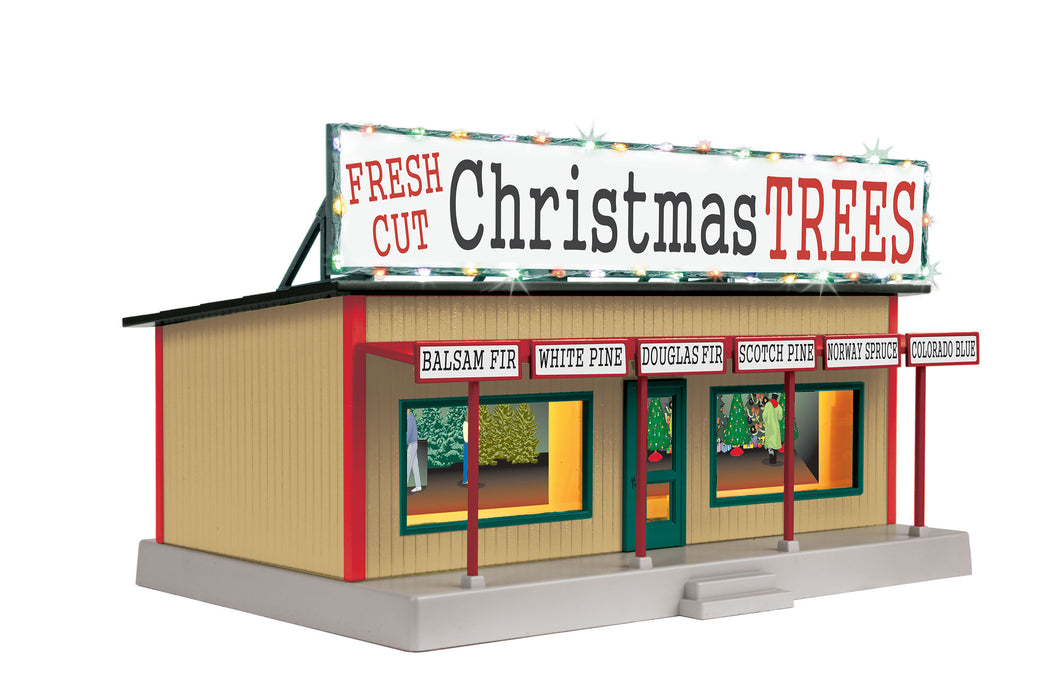MTH 30-90690 O Gauge Christmas Trees Roadside Stand