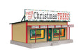 MTH 30-90690 O Gauge Christmas Trees Roadside Stand