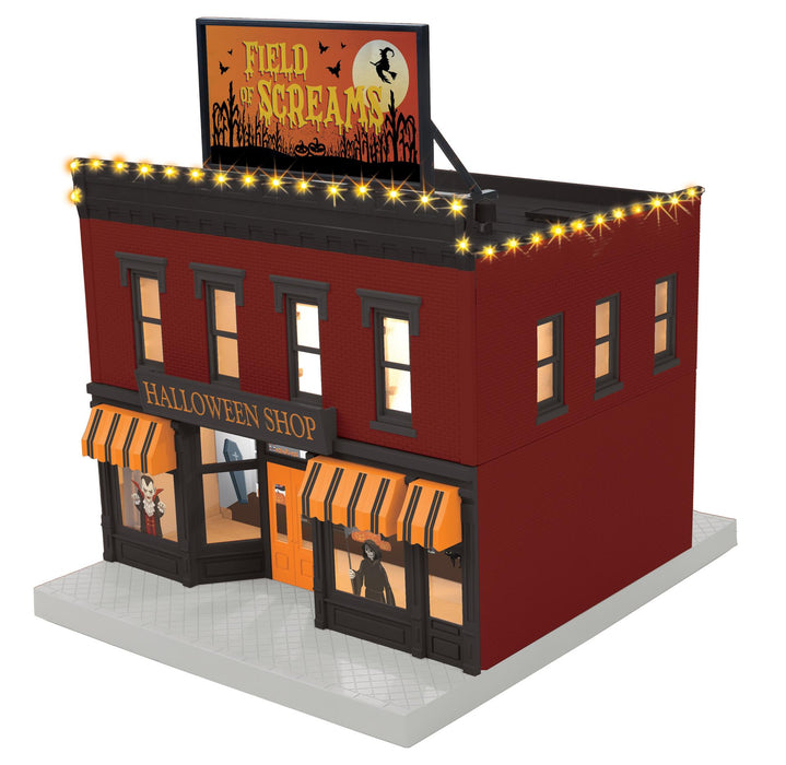 MTH 30-90727 O Gauge 2 Story City Building Halloween Shop