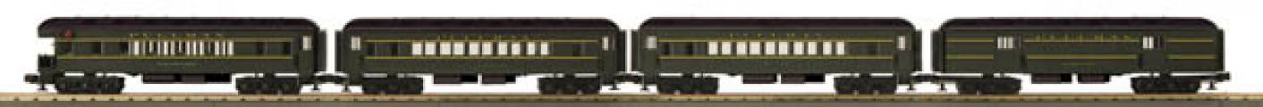 MTH 33-6238 O Gauge RailKing 4 Car Madison Passenger Set - Pullman - Like New USED