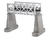 MTH 40-1120 O Gauge RealTrax Single Track Steel Girder Bridge - Silver