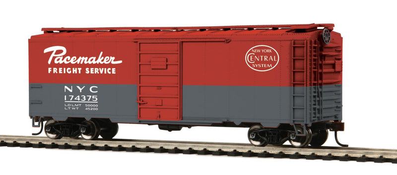 MTH 85-74088 HO Scale 40' PS-1 Boxcar New York Central Pacemaker NYC 174375 - NOS