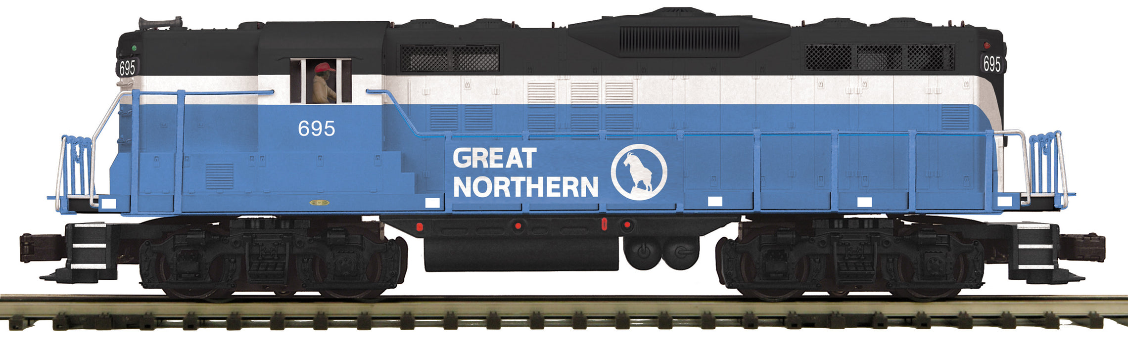 MTH Premier 20-21518-1 O Scale EMD GP9 Diesel Great Northern GN 695 with PS3