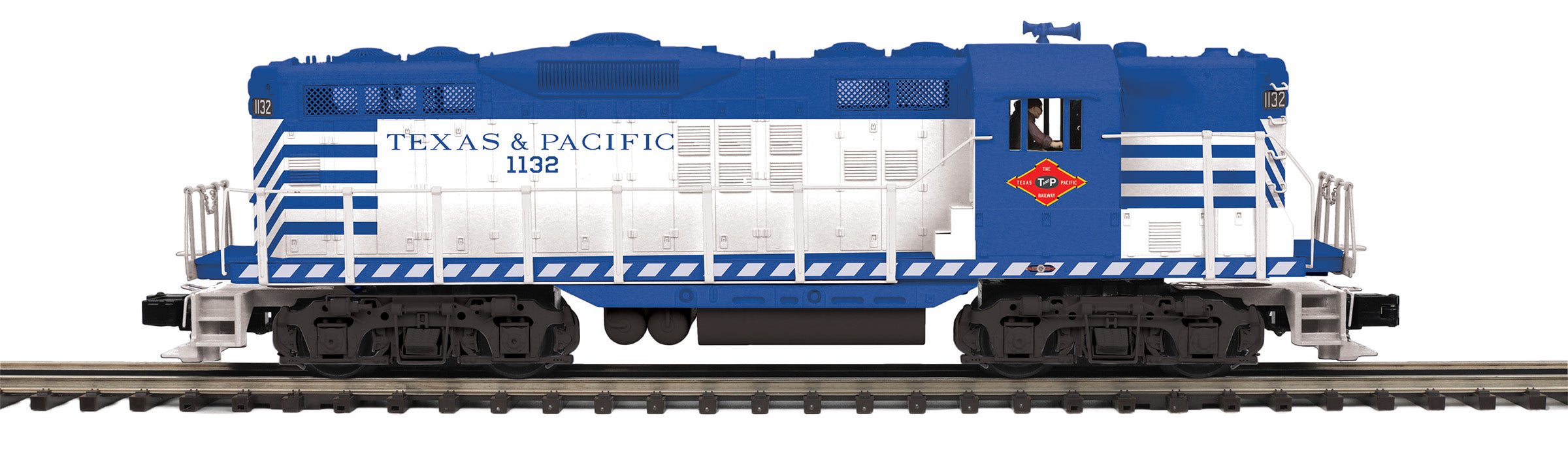 MTH Premier 20-21750-1 O Scale EMD GP9 Diesel Texas & Pacific T&P 1132 with PS3