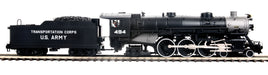 MTH Premier 20-3812-1 O Scale 4-6-2 Heavy Pacific US Army 494