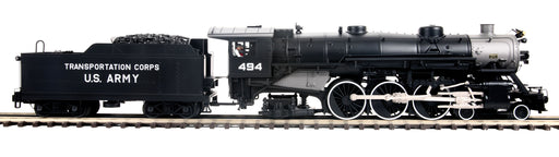 MTH Premier 20-3812-1 O Scale 4-6-2 Heavy Pacific US Army 494