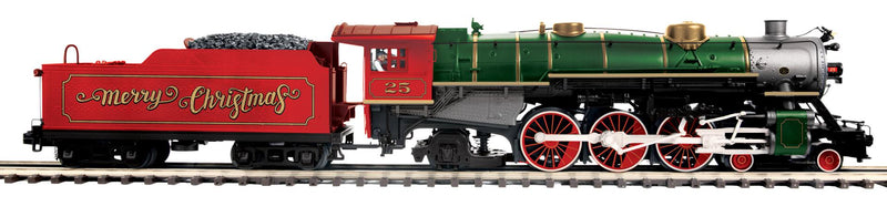 MTH Premier 20-3979-1 O Scale 4-6-2 Heavy Pacific Merry Christmas #25