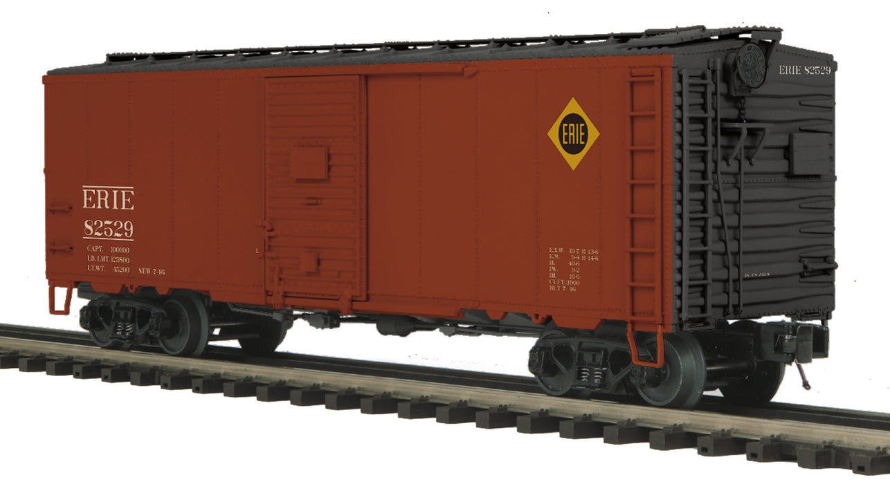 MTH Premier 20-93935 O Scale 40' AAR Boxcar Erie #'s Vary